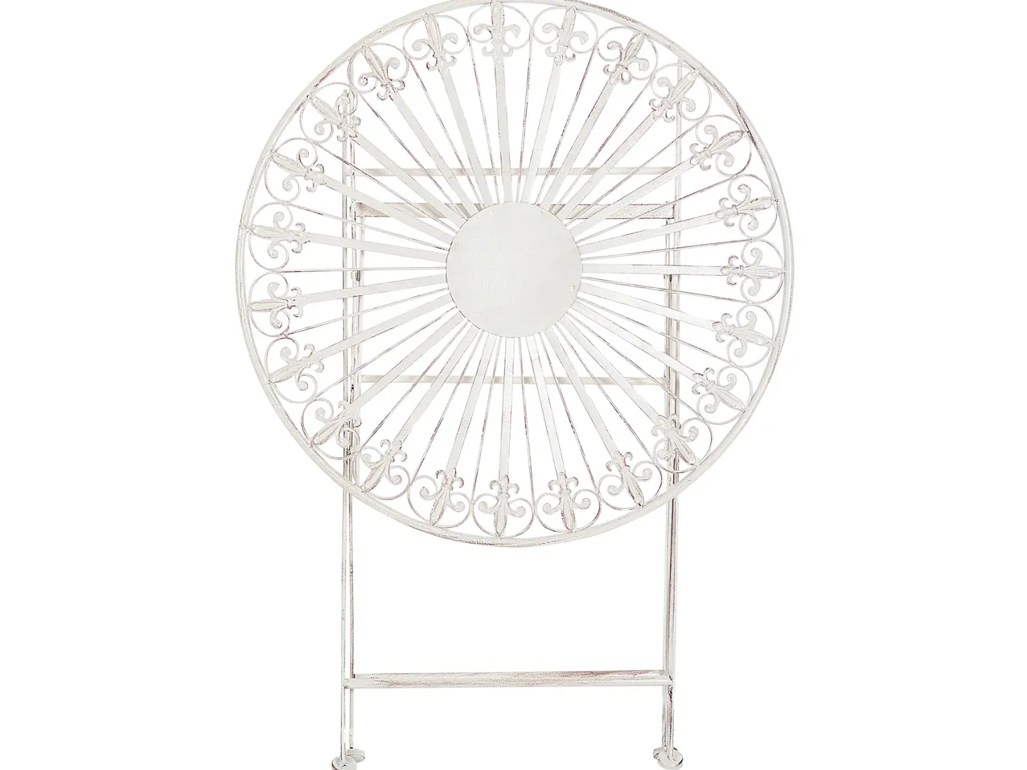 Stolik bistro SCAFA 70 cm 70 cm Metal Biały