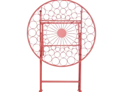 Stolik bistro SCARIO 70 cm 70 cm Metal Czerwony