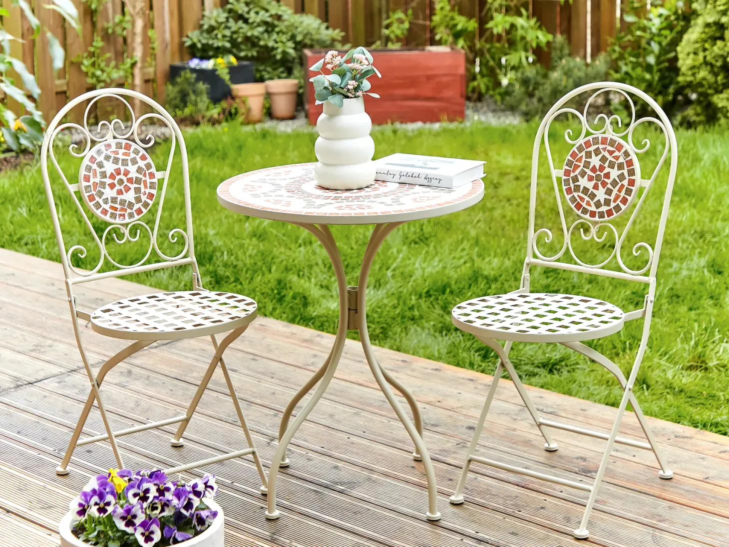 Stolik bistro SPELLO 60 cm 60 cm Biały