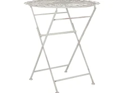 Stolik bistro STIFFE 70 cm 70 cm Metal Biały