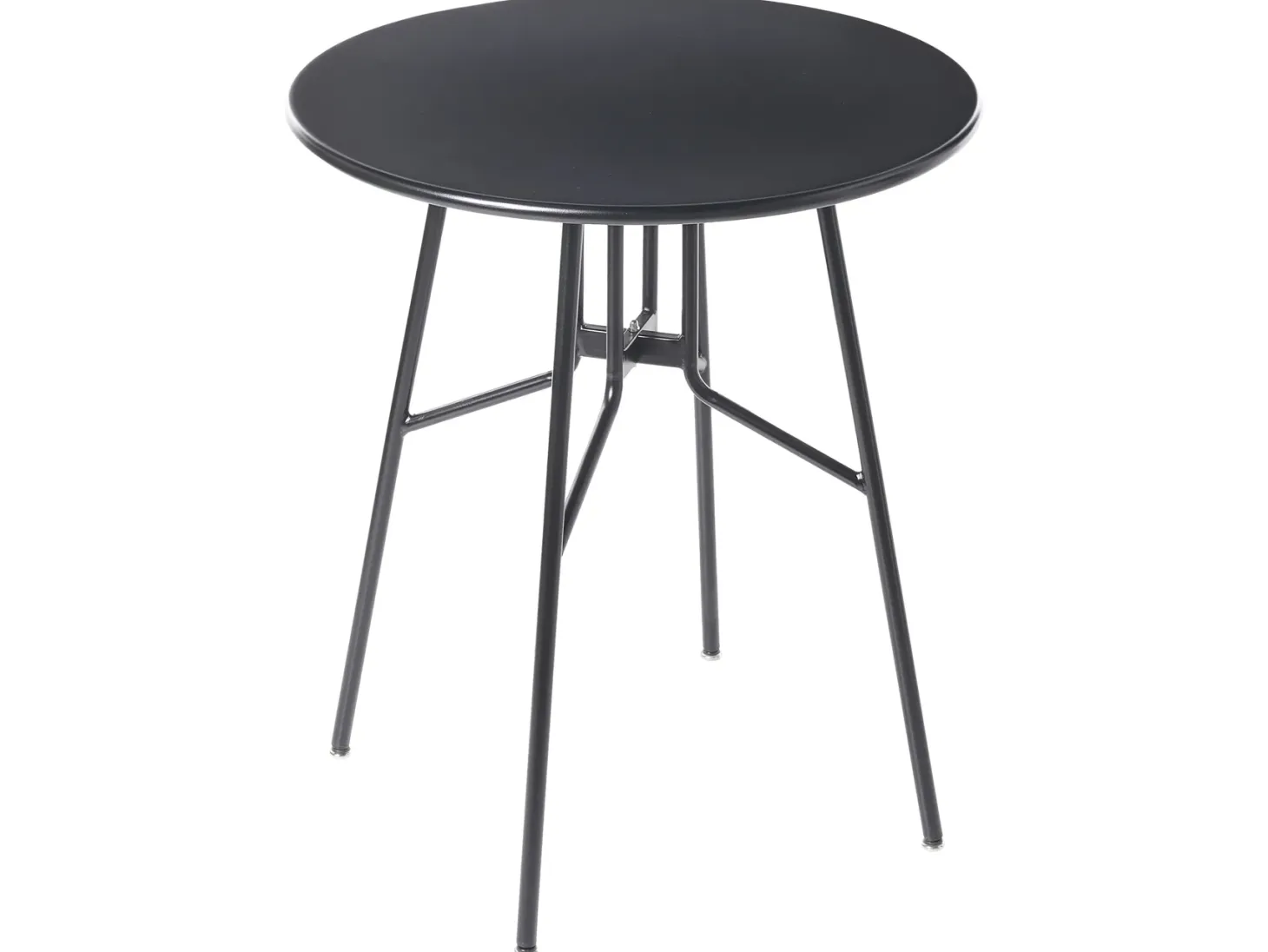 Stolik bistro TALTAL 64 cm 64 cm Metal Czarny