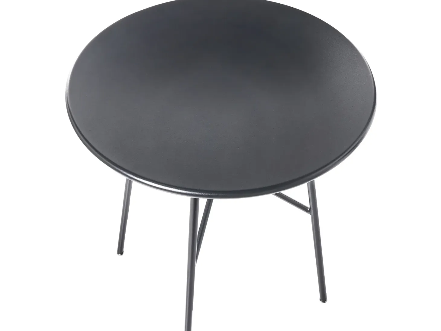 Stolik bistro TALTAL 64 cm 64 cm Metal Czarny