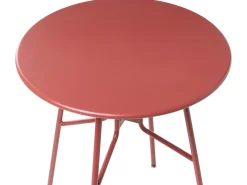 Stolik bistro TALTAL 64 cm 64 cm Metal Czerwony