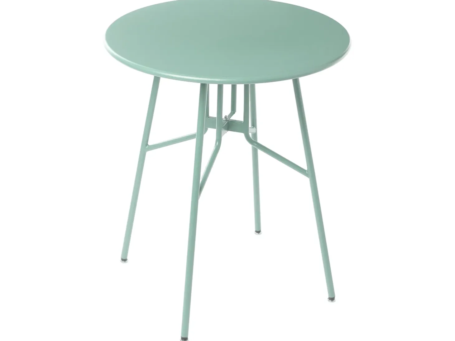 Stolik bistro TALTAL 64 cm 64 cm Metal Jasnozielony