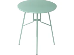 Stolik bistro TALTAL 64 cm 64 cm Metal Jasnozielony