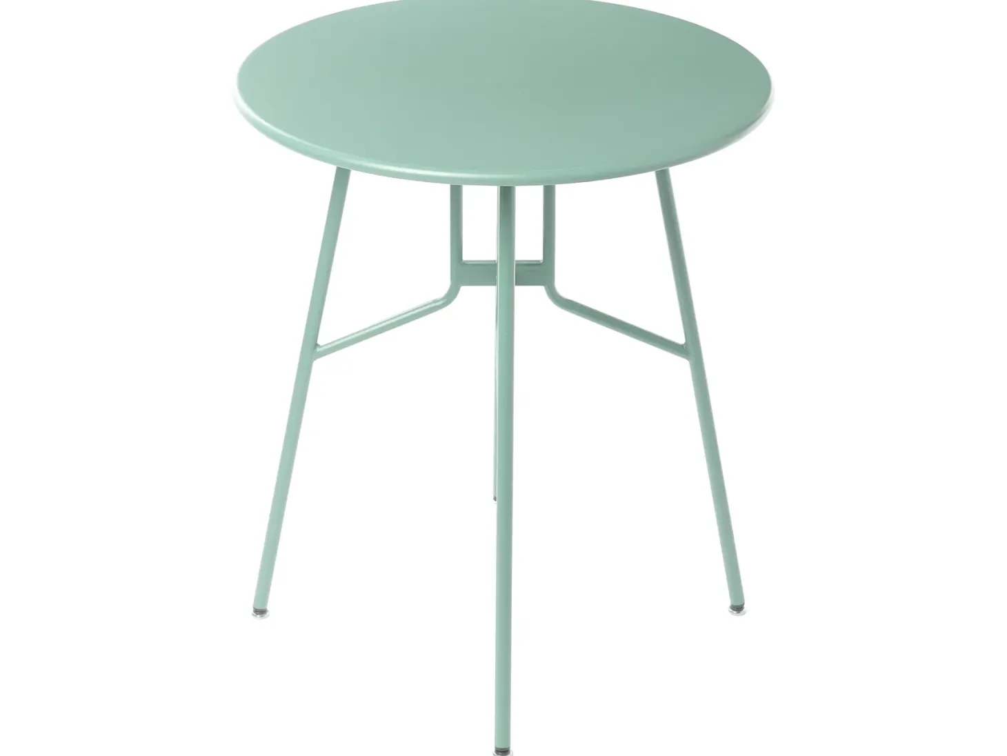 Stolik bistro TALTAL 64 cm 64 cm Metal Jasnozielony