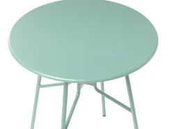 Stolik bistro TALTAL 64 cm 64 cm Metal Jasnozielony