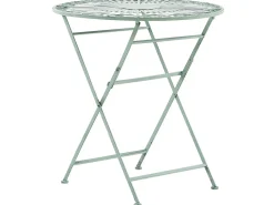 Stolik bistro TRENTO 70 cm 70 cm Metal Jasnozielony