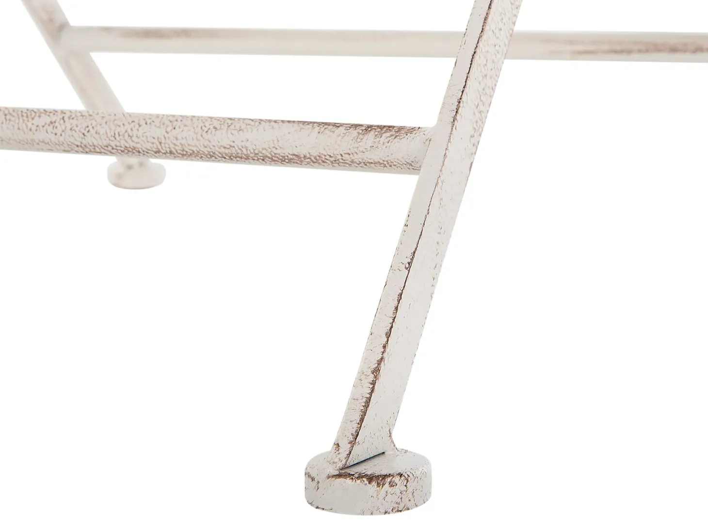 Stolik bistro TRIESTE 70 cm 70 cm Metal Jasnobeżowy