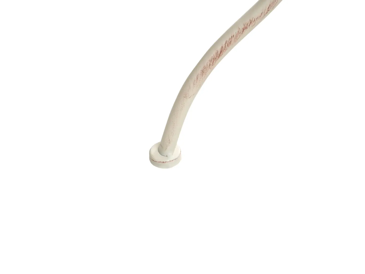 Stolik bistro YAVIZA 80 cm 36 cm Metal Jasnobeżowy
