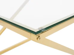 Online BEVERLY Szkło Złoty Stoliki Kawowe|Wszystkie Stoły
