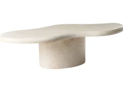 Stolik kawowy CONZA 57 cm 120 cm Beżowy