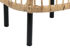 Stolik kawowy ogrodowy CESENATICO 67 cm 67 cm Rattan Naturalny