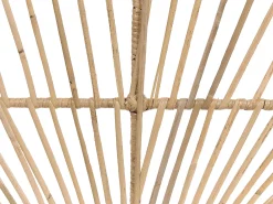 Stolik kawowy ogrodowy CESENATICO 67 cm 67 cm Rattan Naturalny