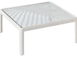 Stolik kawowy ogrodowy FERRETTI 69 cm 69 cm Jasnobeżowy