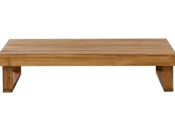 Stolik kawowy ogrodowy MARETTIMO 60 cm 110 cm Certyfikowane drewno akacjowe Brązowy