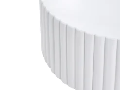 Stolik kawowy POZZA 117 cm 117 cm Biały