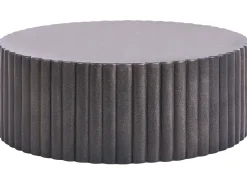 Stolik kawowy POZZA 117 cm 117 cm Czarny