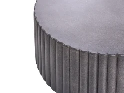 Stolik kawowy POZZA 117 cm 117 cm Czarny