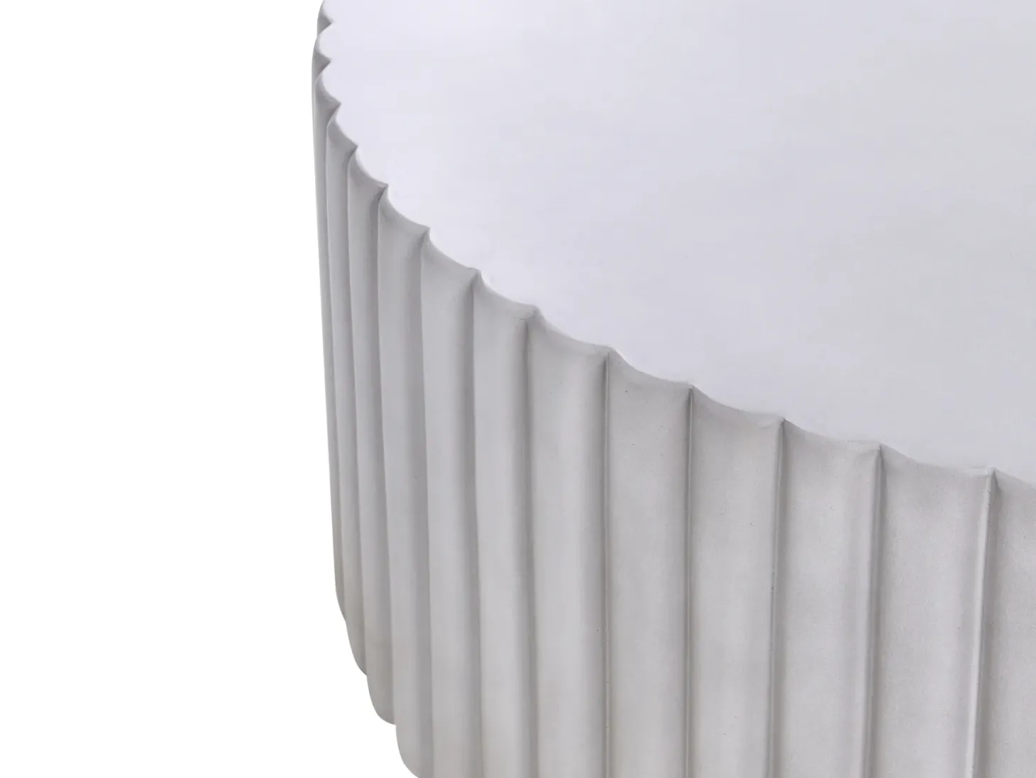 Stolik kawowy POZZA 117 cm 117 cm Szary
