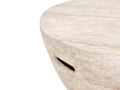 Stolik kawowy VICARELLO 68 cm 68 cm Efekt trawertynu