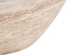 Stolik kawowy VICARELLO 68 cm 68 cm Efekt trawertynu