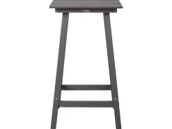 Stolik ogrodowy barowy ADIRONDACK 60 cm 59 cm Materiał syntetyczny Ciemnoszary