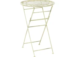 Stolik ogrodowy barowy BIVIO 60 cm 60 cm Metal Jasnozielony