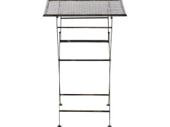 Stolik ogrodowy barowy BORMIO 60 cm 60 cm Metal Czarny