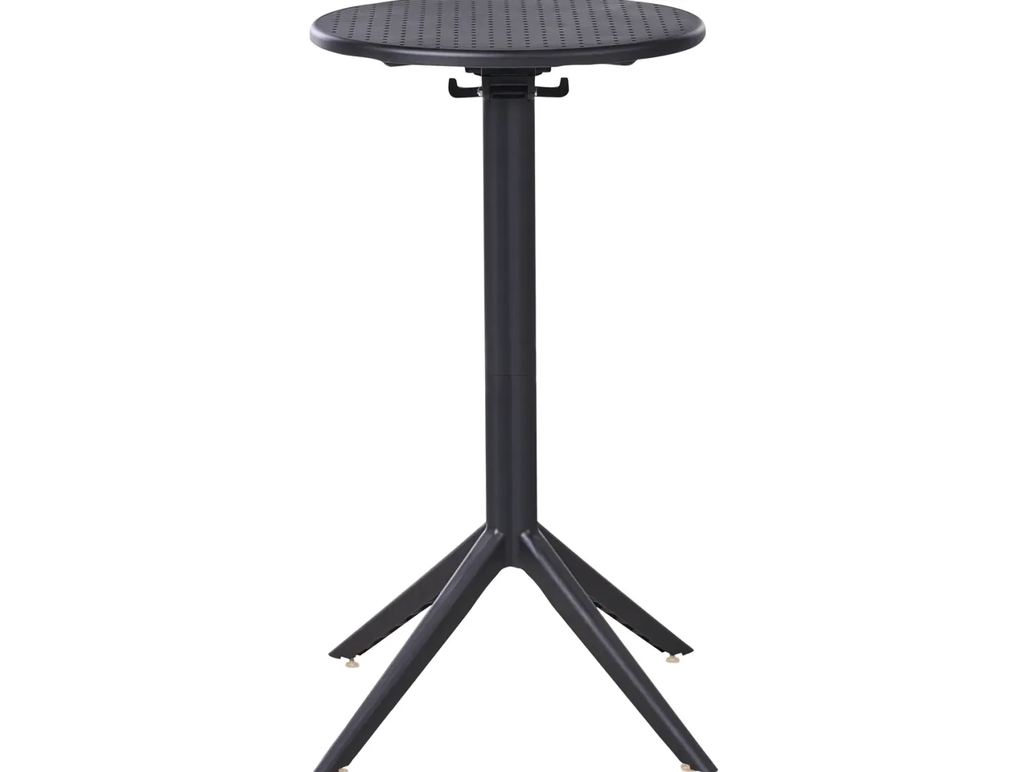 Stolik ogrodowy barowy LEGRENA 60 cm 60 cm Czarny