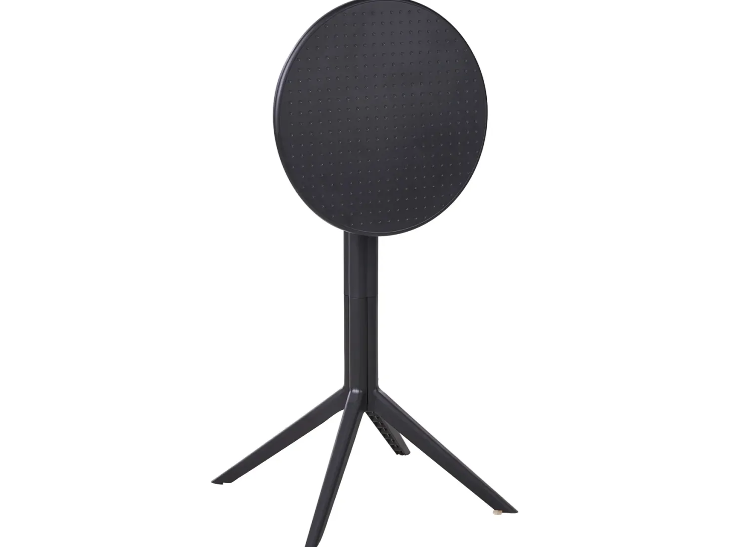 Stolik ogrodowy barowy LEGRENA 60 cm 60 cm Czarny