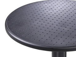 Stolik ogrodowy barowy LEGRENA 60 cm 60 cm Czarny