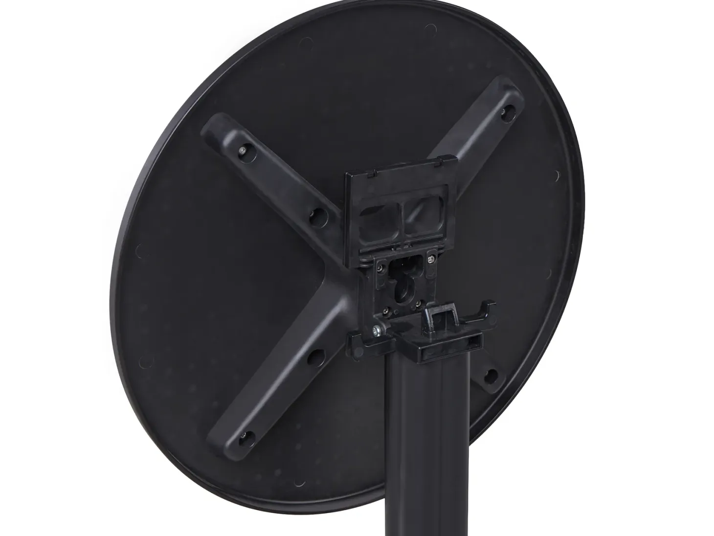 Stolik ogrodowy barowy LEGRENA 60 cm 60 cm Czarny