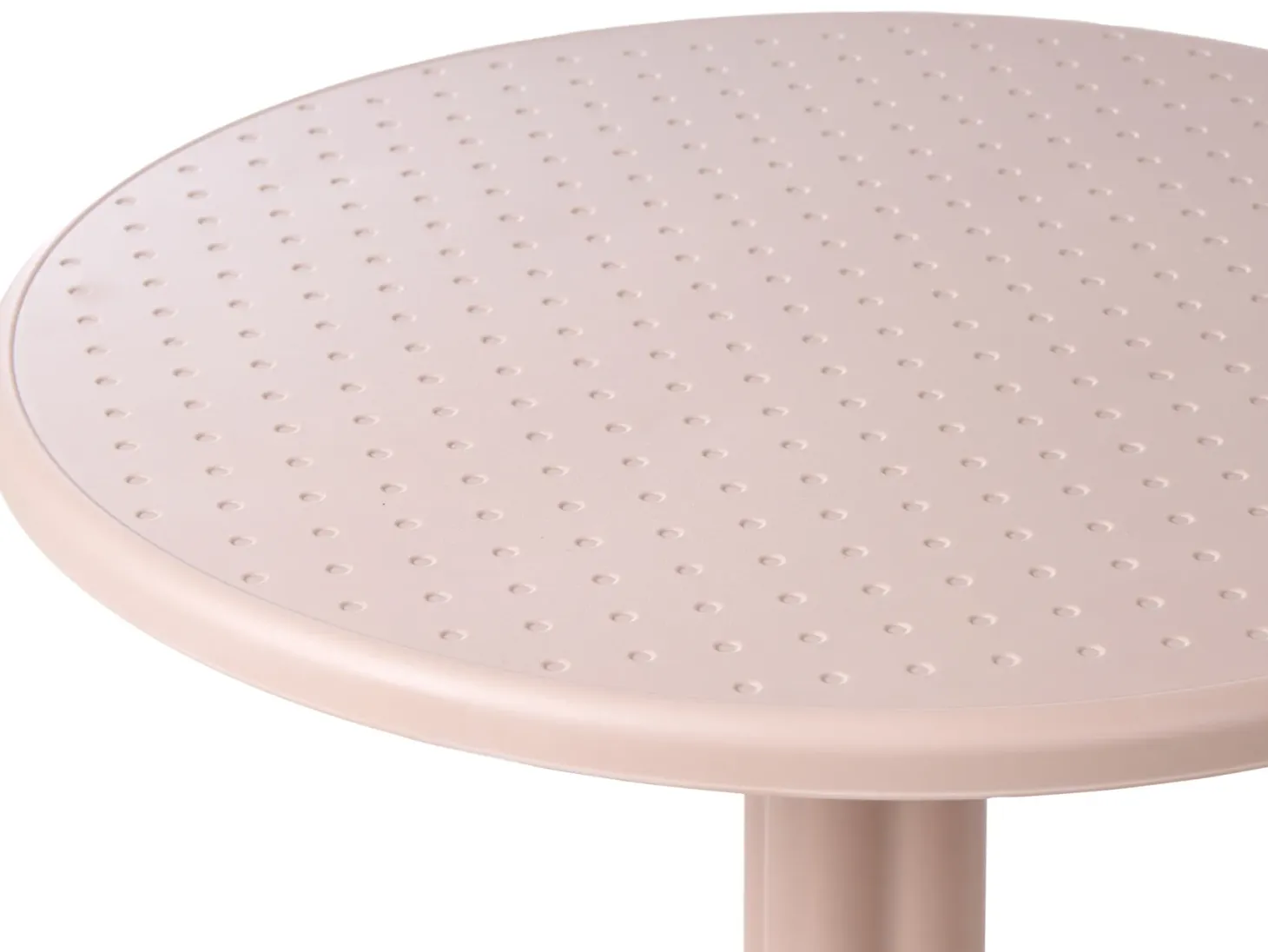 Stolik ogrodowy barowy LEGRENA 60 cm 60 cm Beżowy