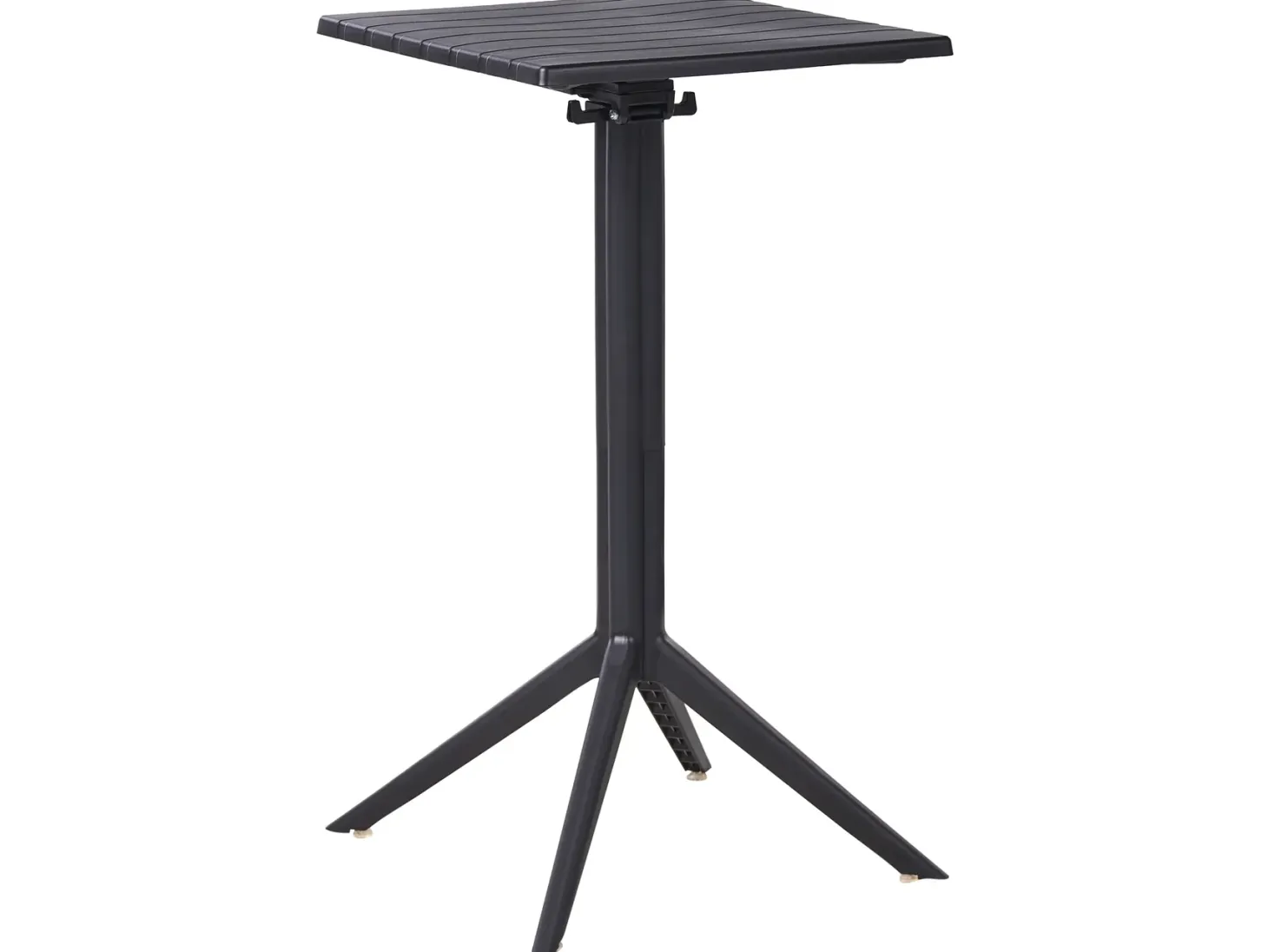 Stolik ogrodowy barowy LEMNOS 60 cm 60 cm Czarny