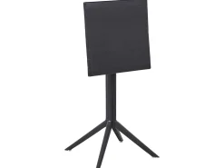 Stolik ogrodowy barowy LEMNOS 60 cm 60 cm Czarny