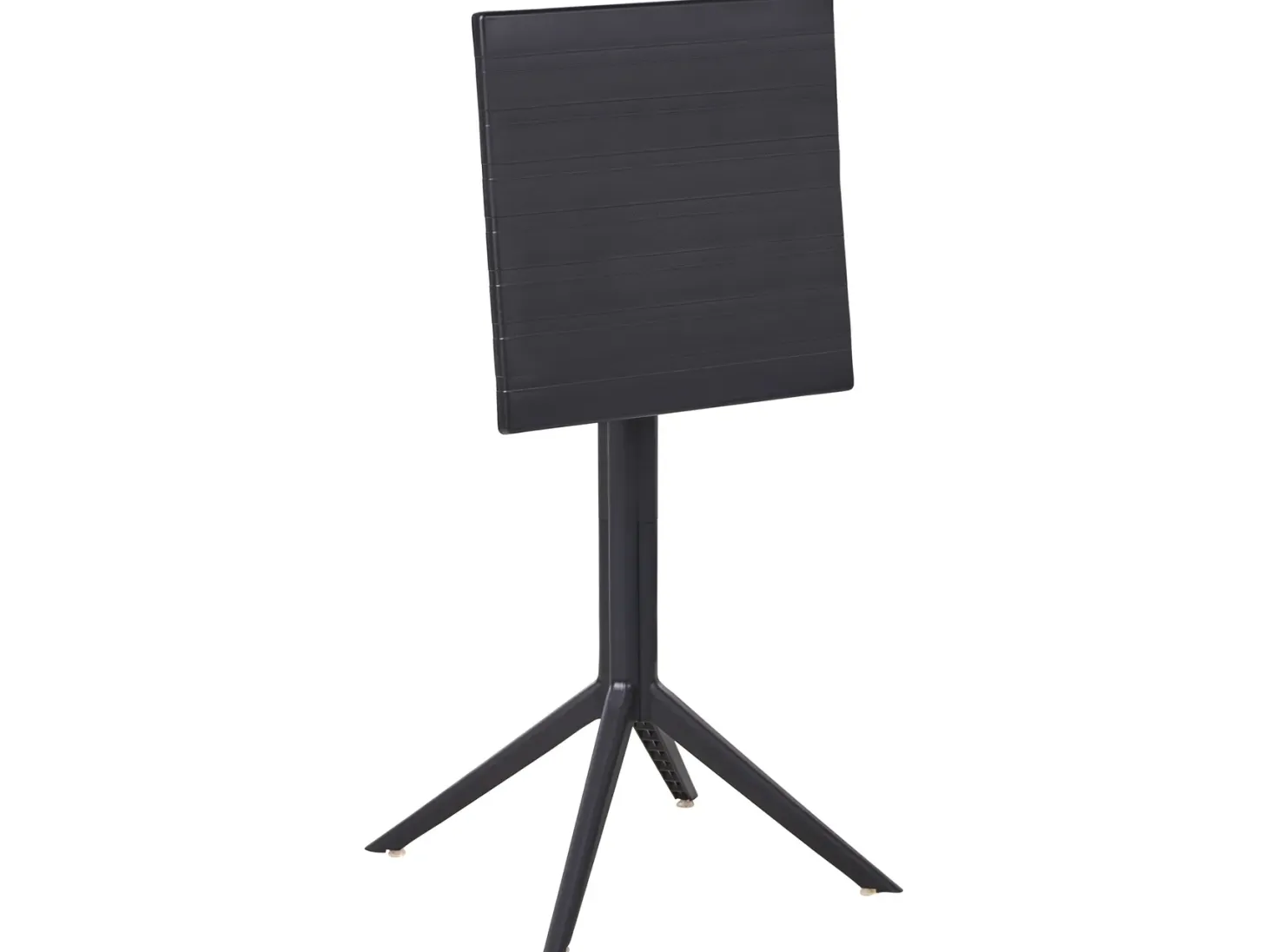 Stolik ogrodowy barowy LEMNOS 60 cm 60 cm Czarny
