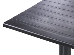 Stolik ogrodowy barowy LEMNOS 60 cm 60 cm Czarny