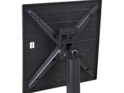 Stolik ogrodowy barowy LEMNOS 60 cm 60 cm Czarny