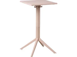 Stolik ogrodowy barowy LEMNOS 60 cm 60 cm Beżowy