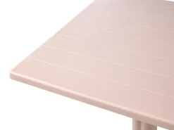 Stolik ogrodowy barowy LEMNOS 60 cm 60 cm Beżowy