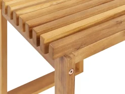 Stolik ogrodowy BELLANO 35 cm 40 cm Drewno akacjowe Brązowy