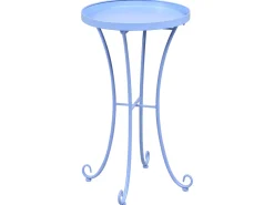 Stolik ogrodowy CAVINIA 40 cm 40 cm Metal Błękitny