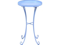 Stolik ogrodowy CAVINIA 40 cm 40 cm Metal Błękitny