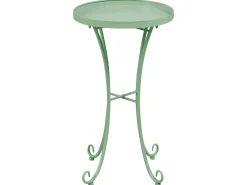 Stolik ogrodowy CAVINIA 40 cm 40 cm Metal Zielony