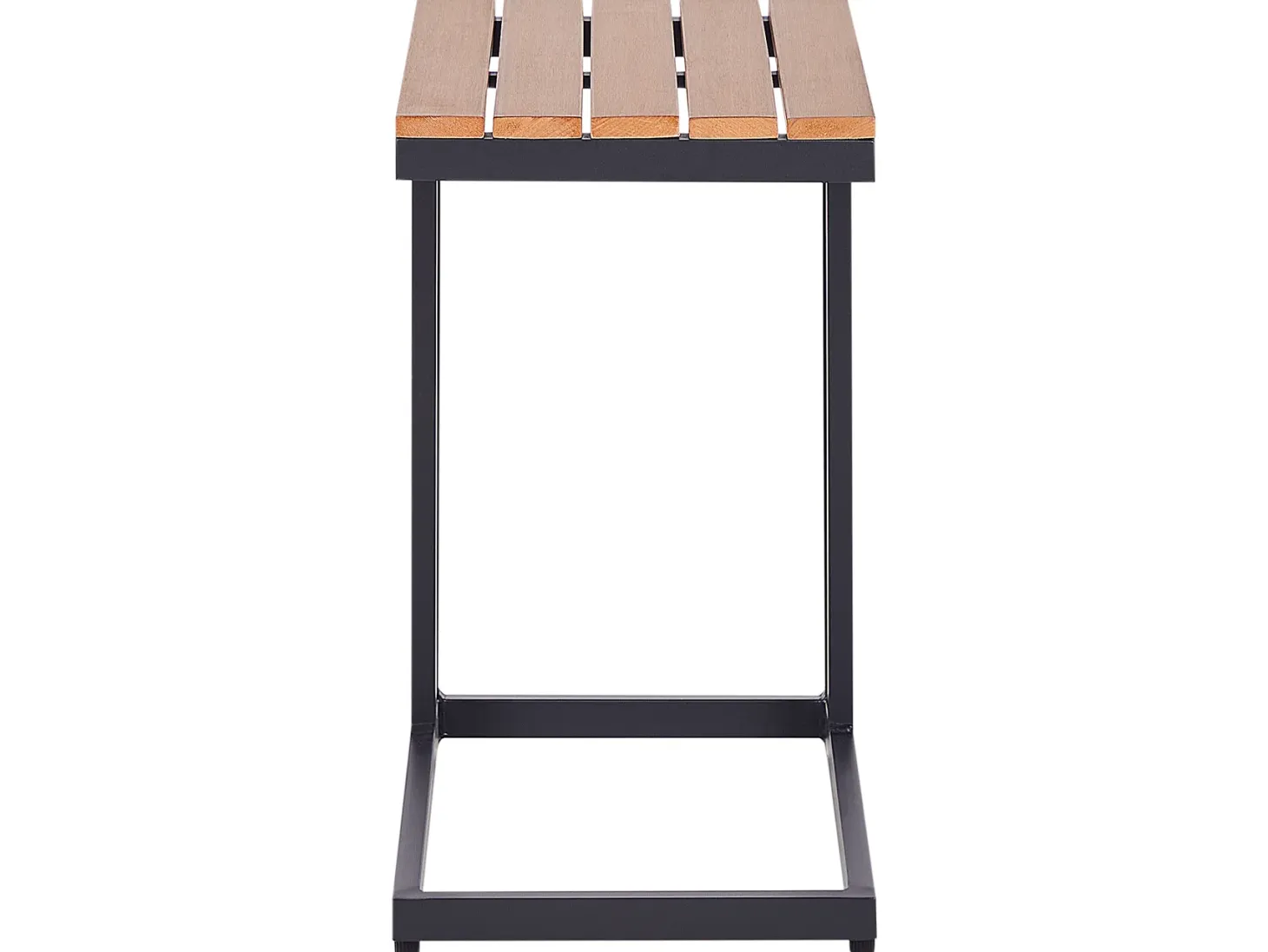 Stolik ogrodowy MESSINA 60 cm 35 cm Czarny