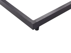 Stolik ogrodowy MESSINA 60 cm 35 cm Czarny