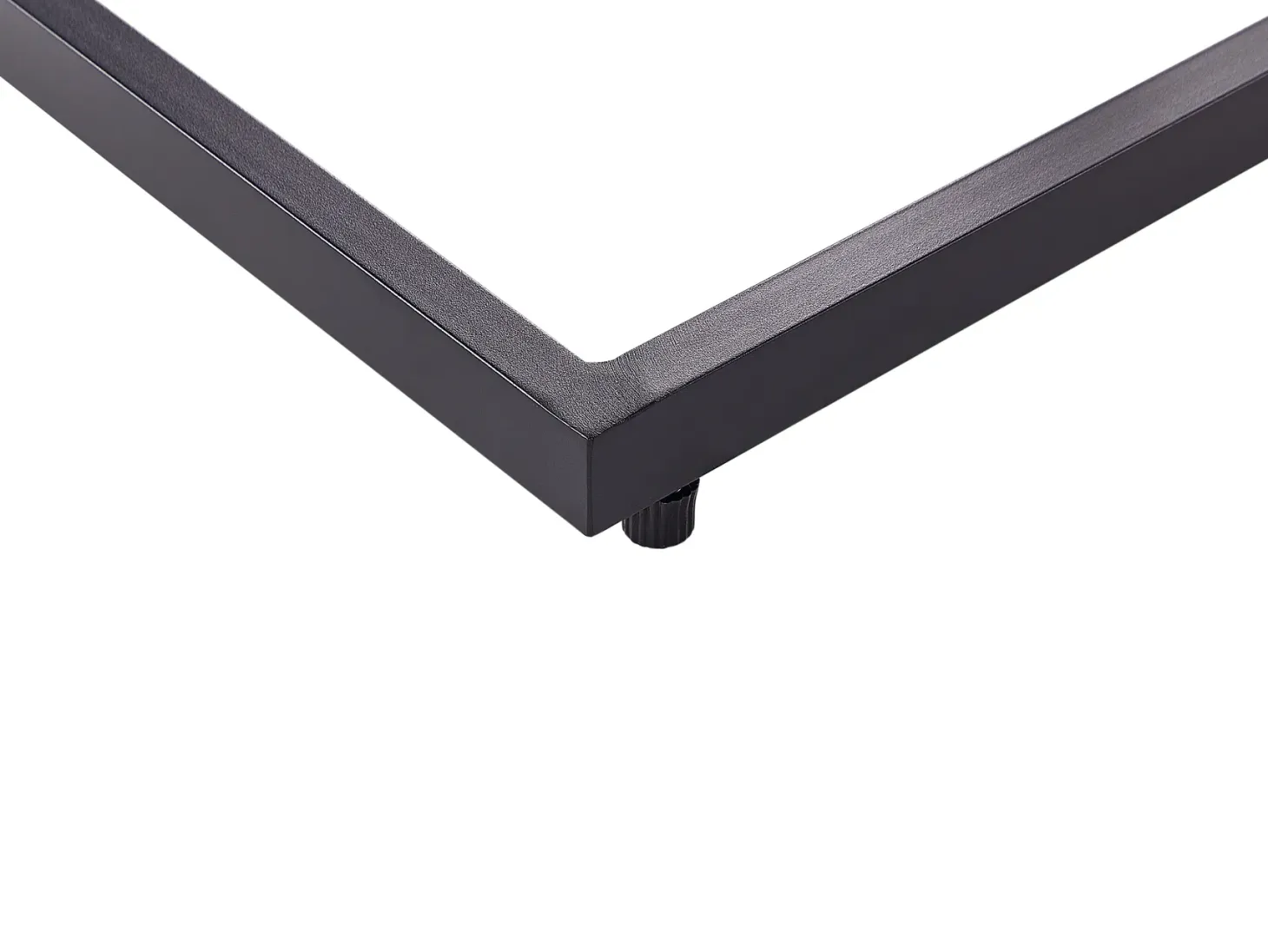 Stolik ogrodowy MESSINA 60 cm 35 cm Czarny