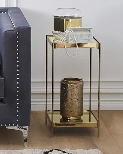 New Stolik pomocniczy ALSEA Szkło hartowane Wszystkie Stoły|Wszystkie Stoły