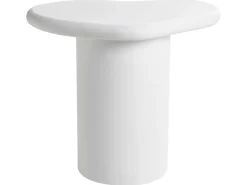 Stolik pomocniczy ARSOLI 43 cm 58 cm Złamana biel